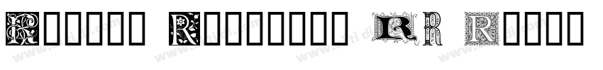 Tilson Initials WF R字体转换